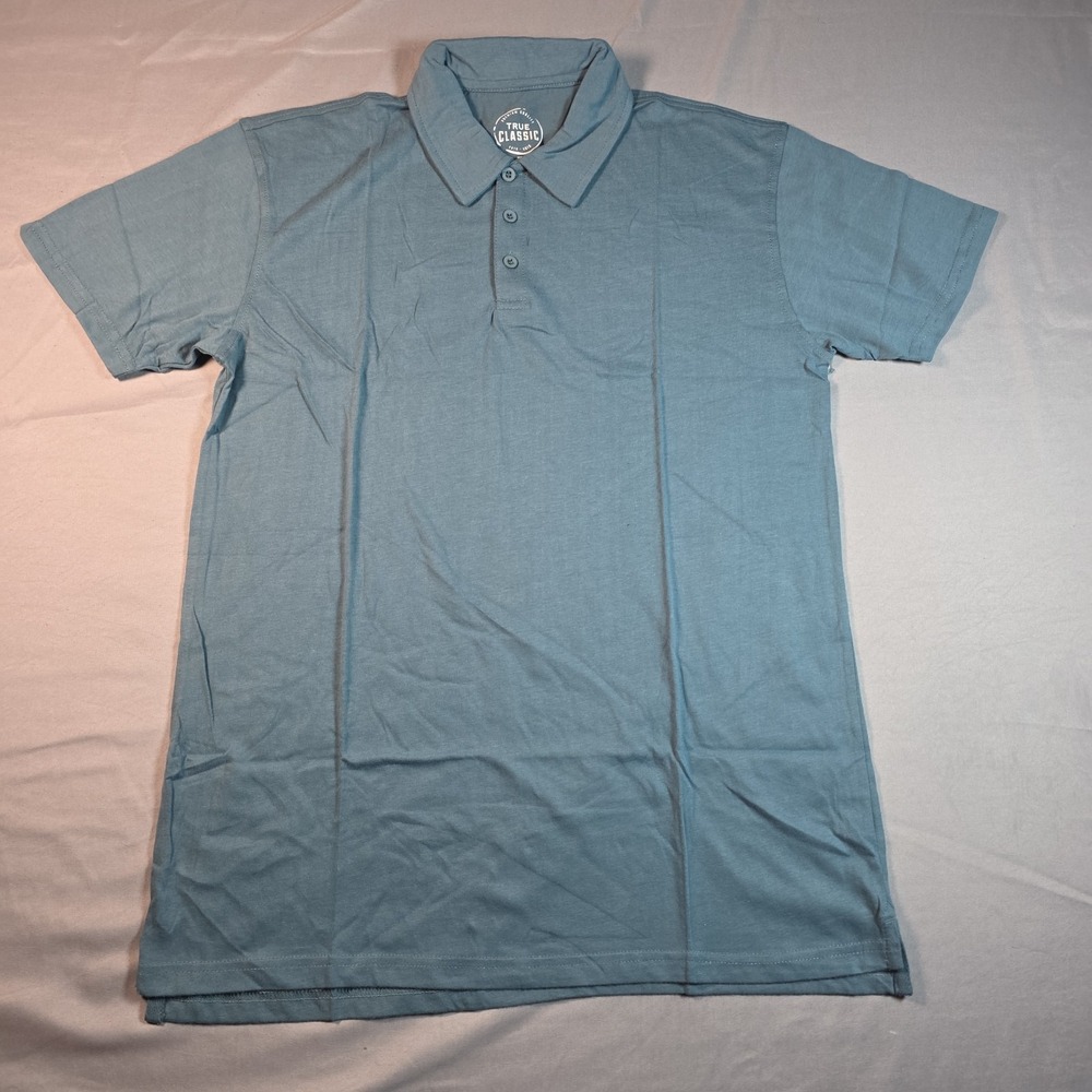 True Classic Polo Medium (2 pack) Light Heathered Blue, Turquoise - Picture 5 of 10